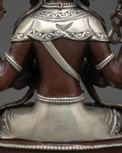 Handcrafted Tibetan Chenrezig – Avalokiteshvara Buddhist Statue