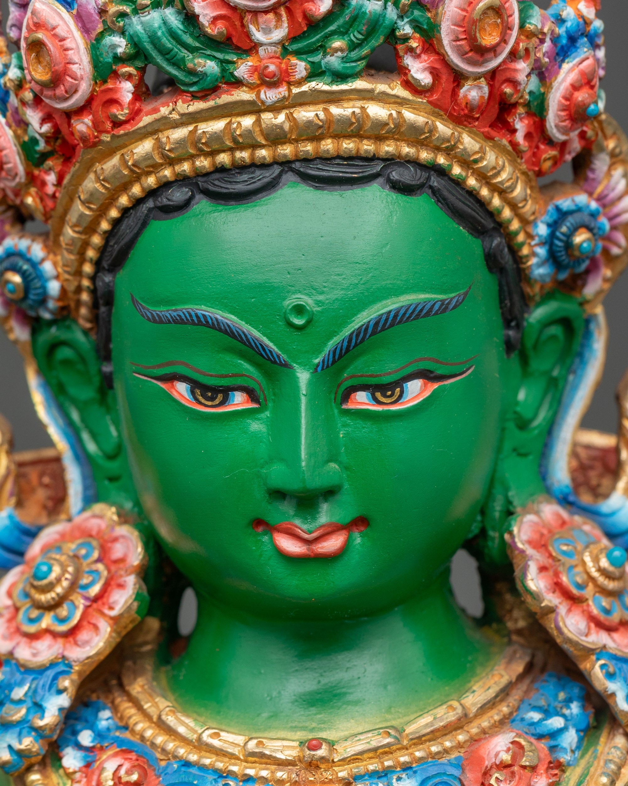 Green Tara Statue | Handcrafted Nepalese Buddhist Sculpture
