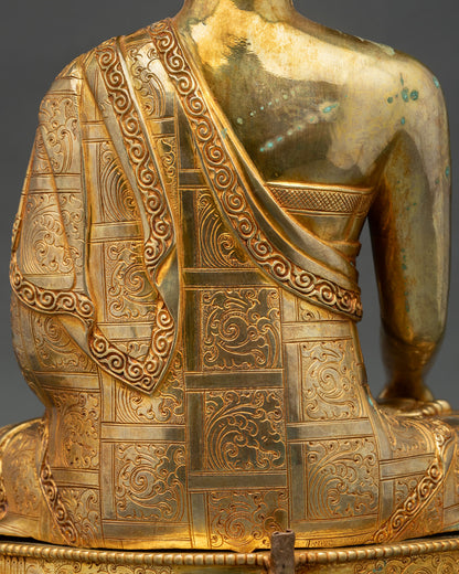 Buddha Shakyamuni Statue | Traditional Lost Wax Copper Art