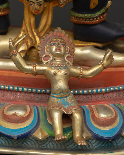 Sakya Mahakala Statue | Sacred Nepalese Artwork