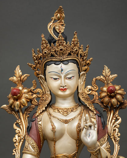 White Tara Statue