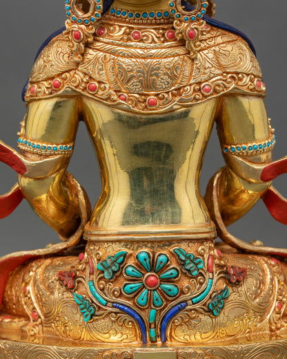 Premium Vairocana Buddha Statue | Traditional Spiritual Artwork
