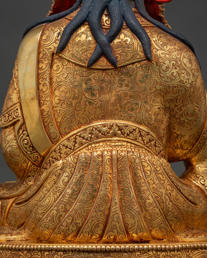 Premium Guru Rinpoche Statue | Enlightened Tibetan Master