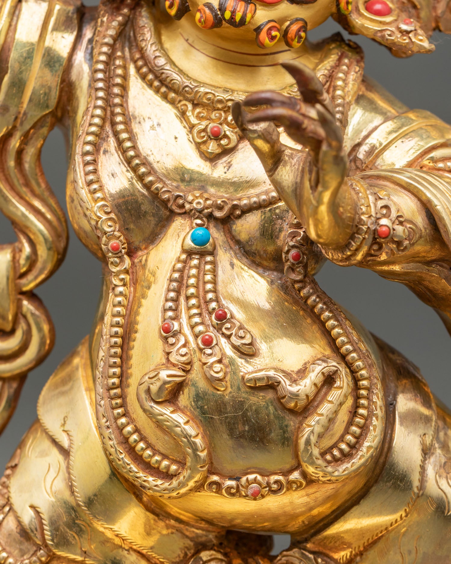 Vajrapani Sculpture - Tibetan Deity of Power and Spiritual Strength