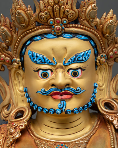 Handmade Dzambhala Statue -  Symbol of Prosperity & Abundance