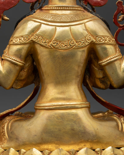Chenrezig Statue | Handcrafted Buddhist Deity Sculpture