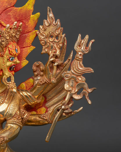 Vajrakilaya Statue | Buddhist Wrathful Deity of Protection