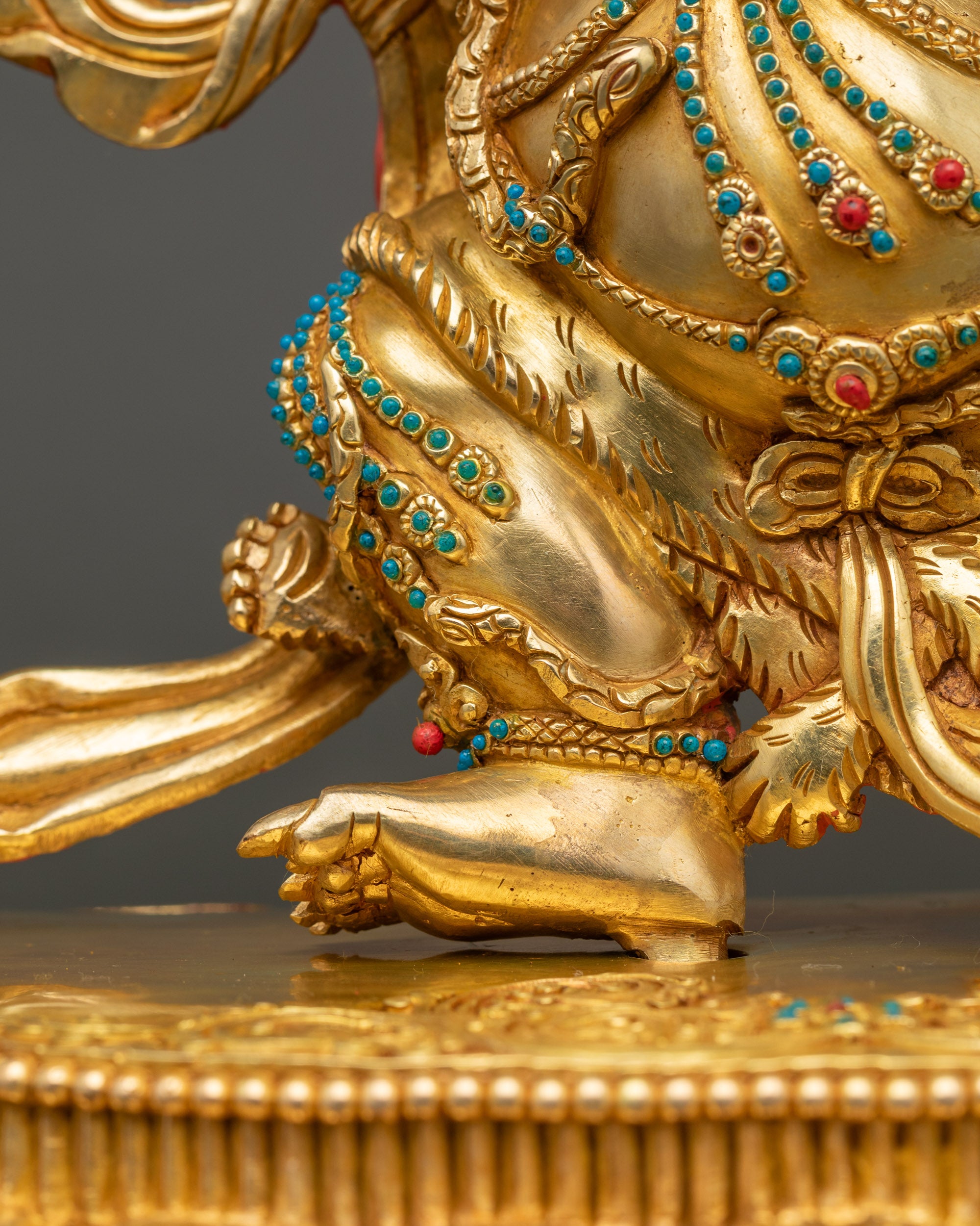 Wrathful Chakna Dorje Sculpture | Handicrafted Nepalese Artwork