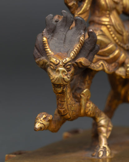 White Dzambhala Statue