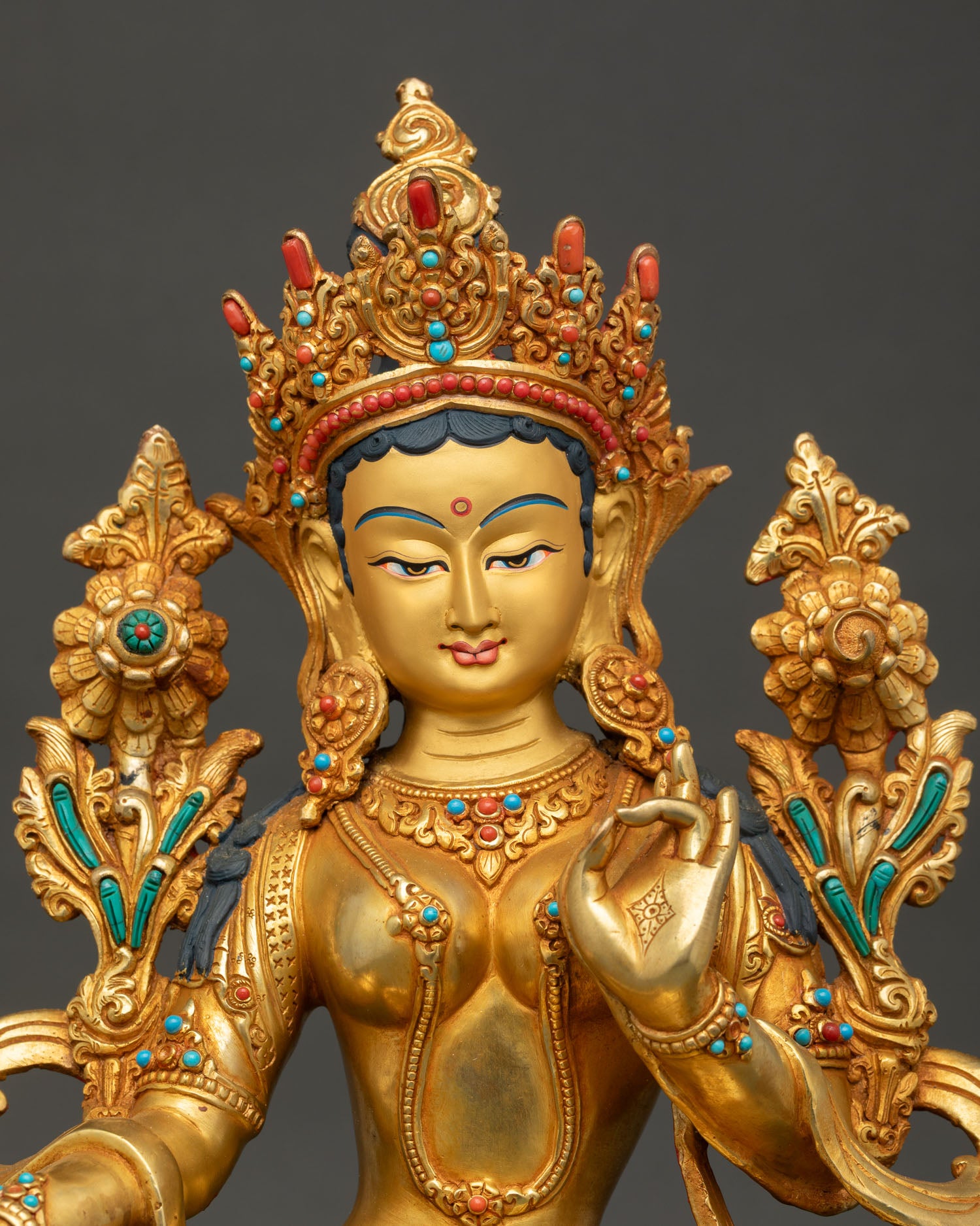 Mother Green Tara Statue | Handcrafted Art from Nepal
