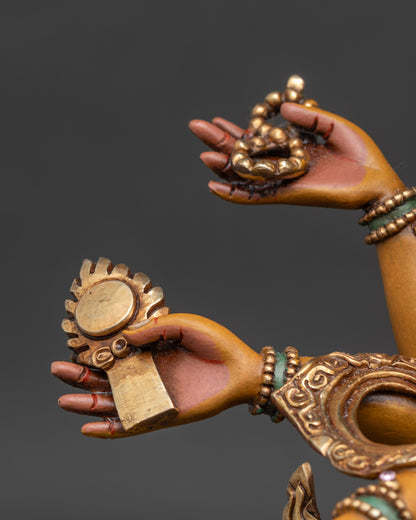 Sacred Vasudhara Statue - Goddess of Prosperity and Blessings