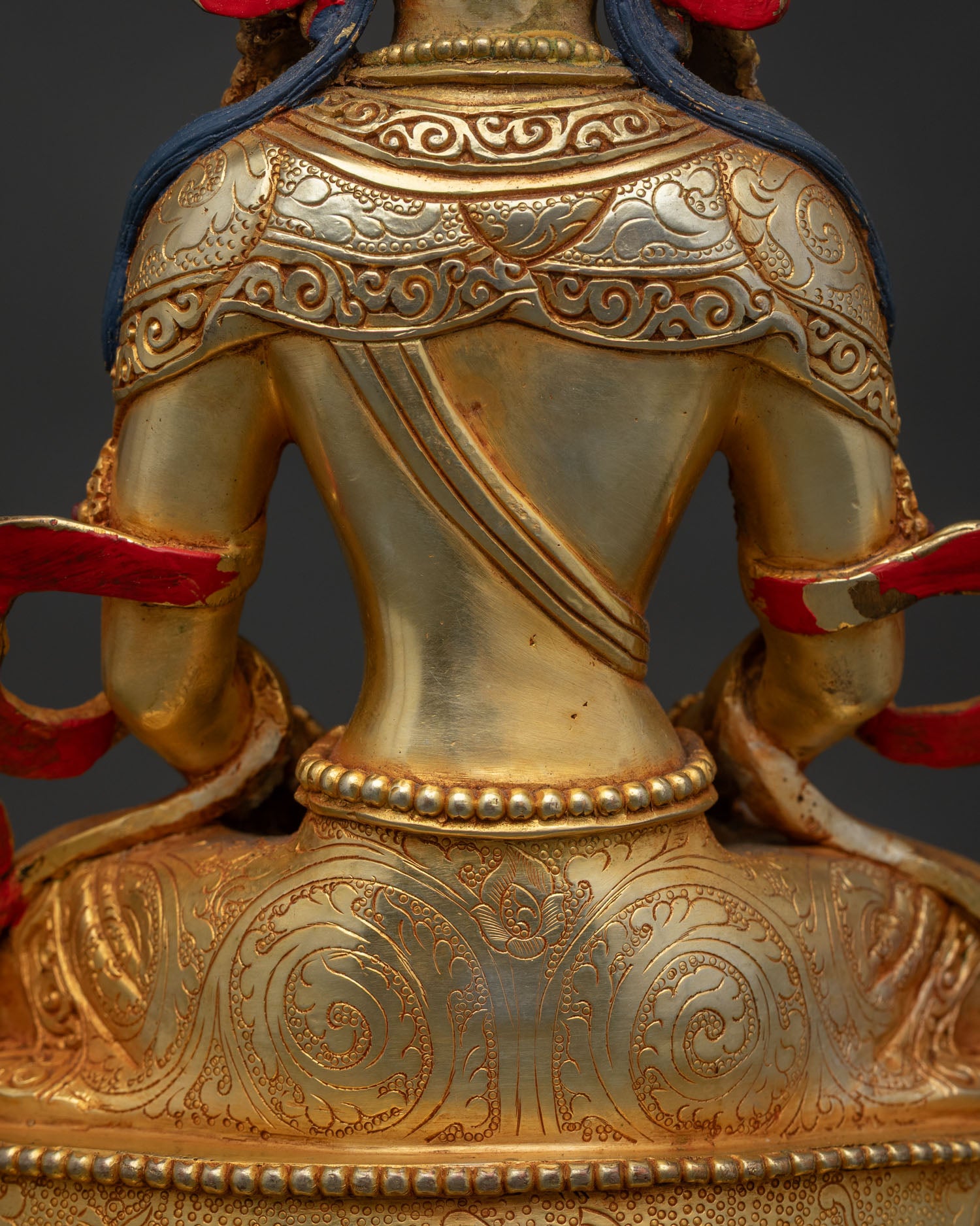 Amitayus on Throne Statue | Sacred Buddhist Longevity Deity