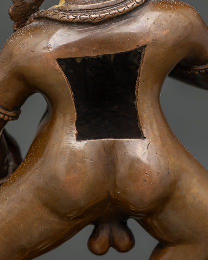 Black Dzambhala Statue