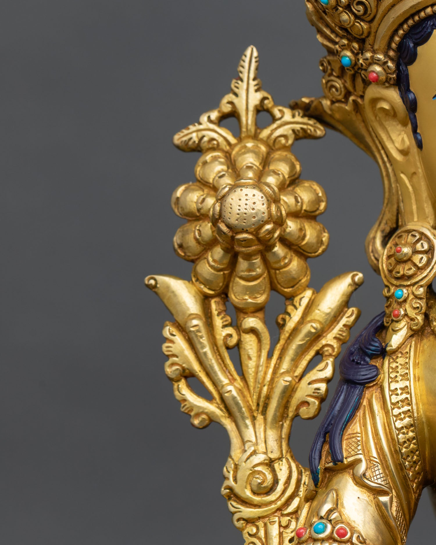 High-End Green Tara Statue | Traditional Nepalese Craftsmanship