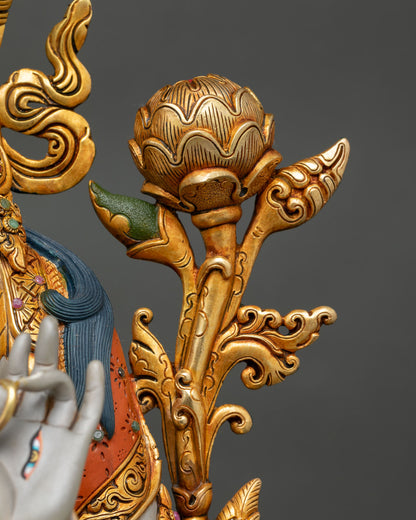 White Tara Statue for Sale | Tibetan Deity of Healing and Longevity