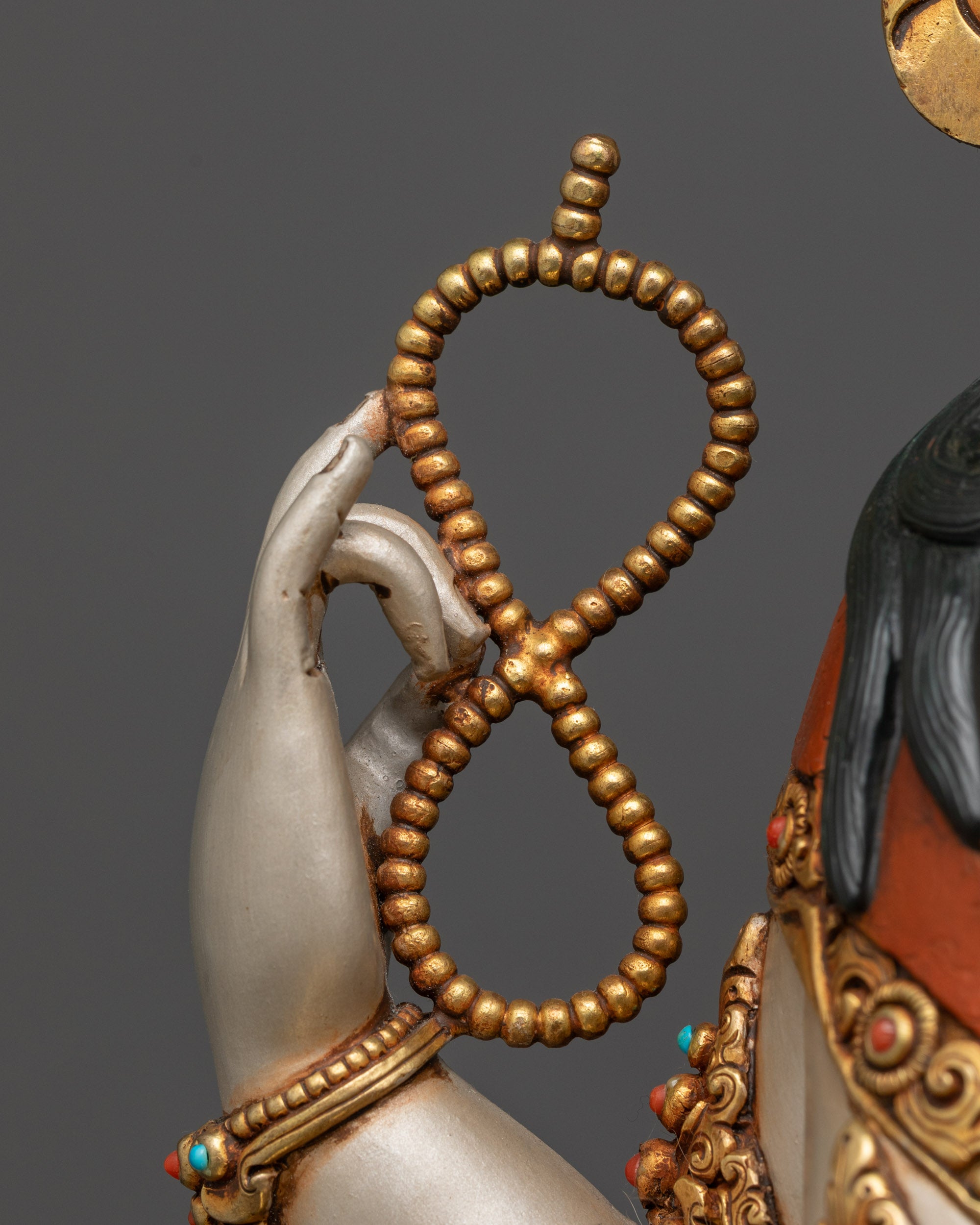 Compassionate Chenrezig Statue | Hand-painted Tibetan Buddhist Idol