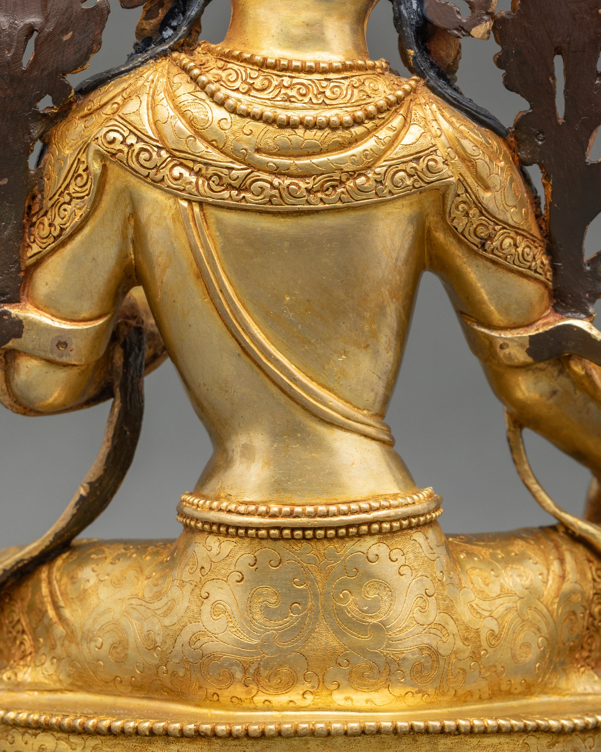 Green Tara Statue | Hand-Carved Nepalese Buddhist Art