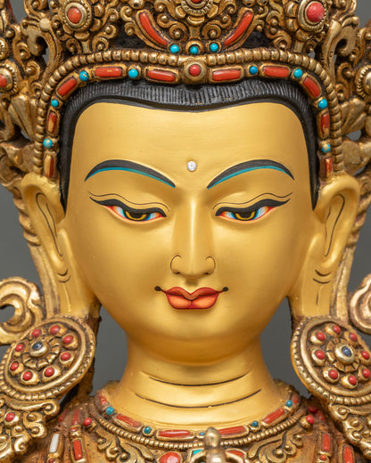 Vajrasattva Statue | Nepalese Deity for Karma Purification