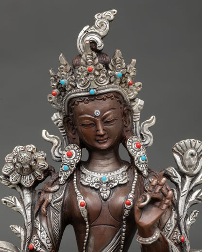 Green Tara Statue