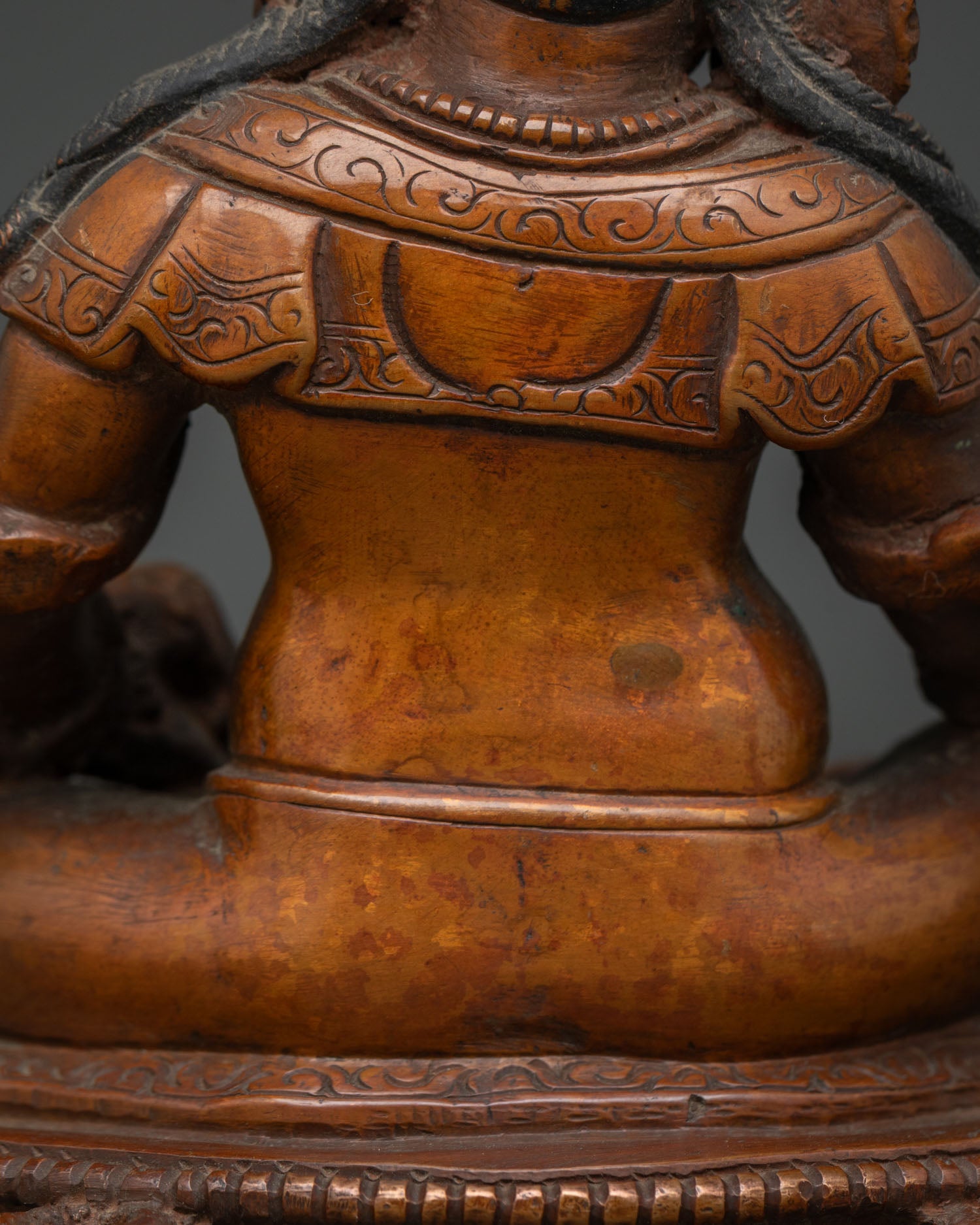 Oxidized Dzambhala Statue | Divine Protector of Wealth and Success