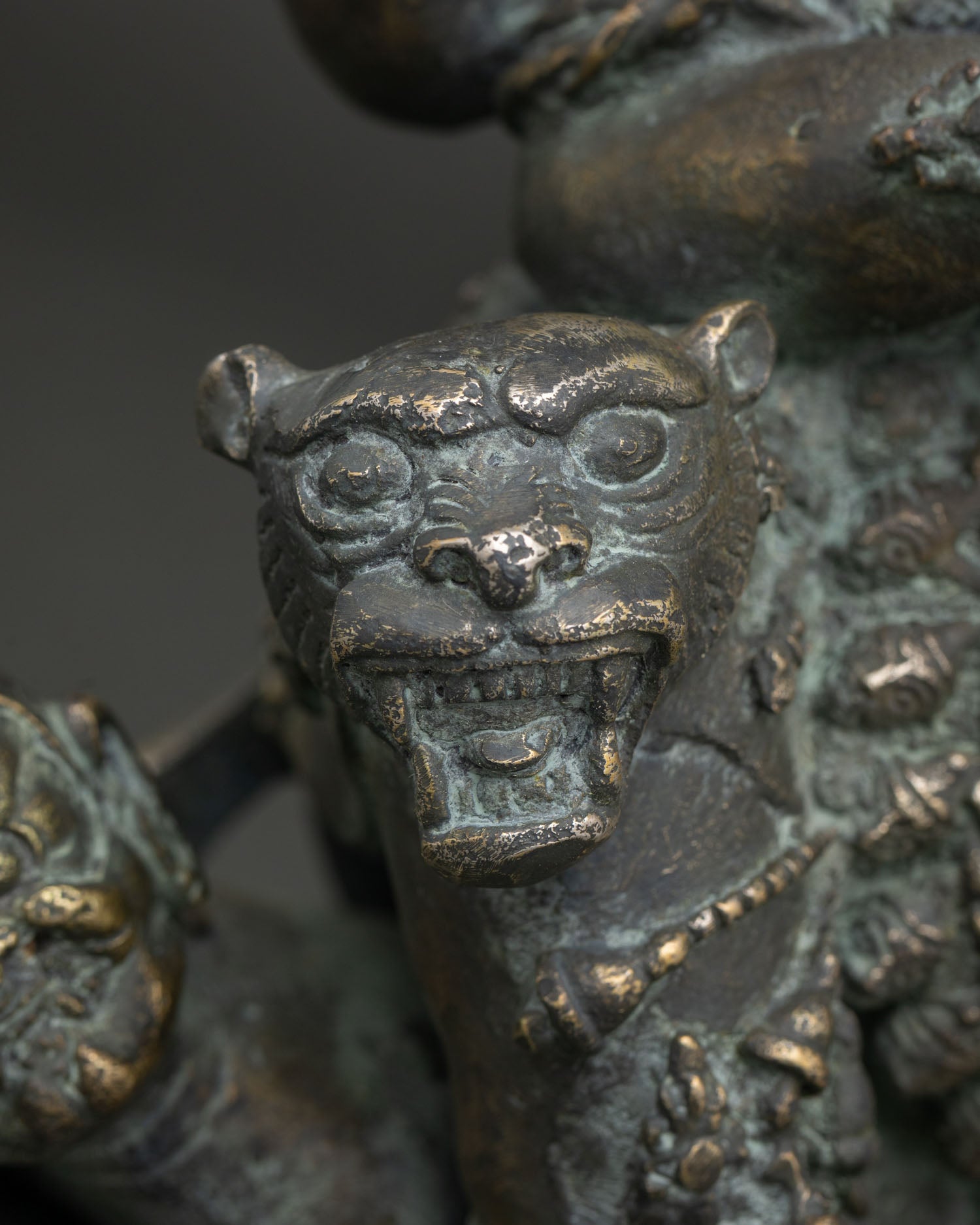 Four-Armed Mahakala Statue | Handcrafted Solid Bronze Figurine