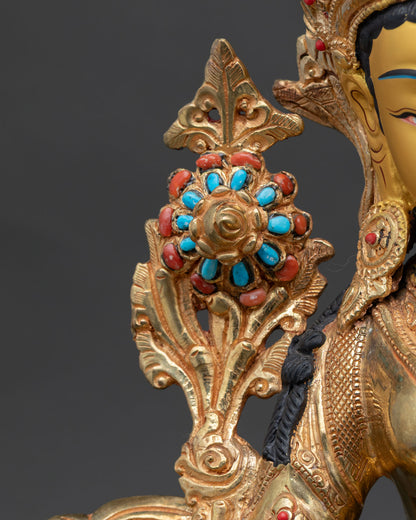 Green Tara Statue