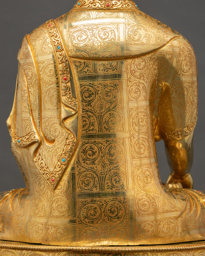 Handcrafted Shakyamuni Buddha Statue | Timeless Buddhist Sculpture