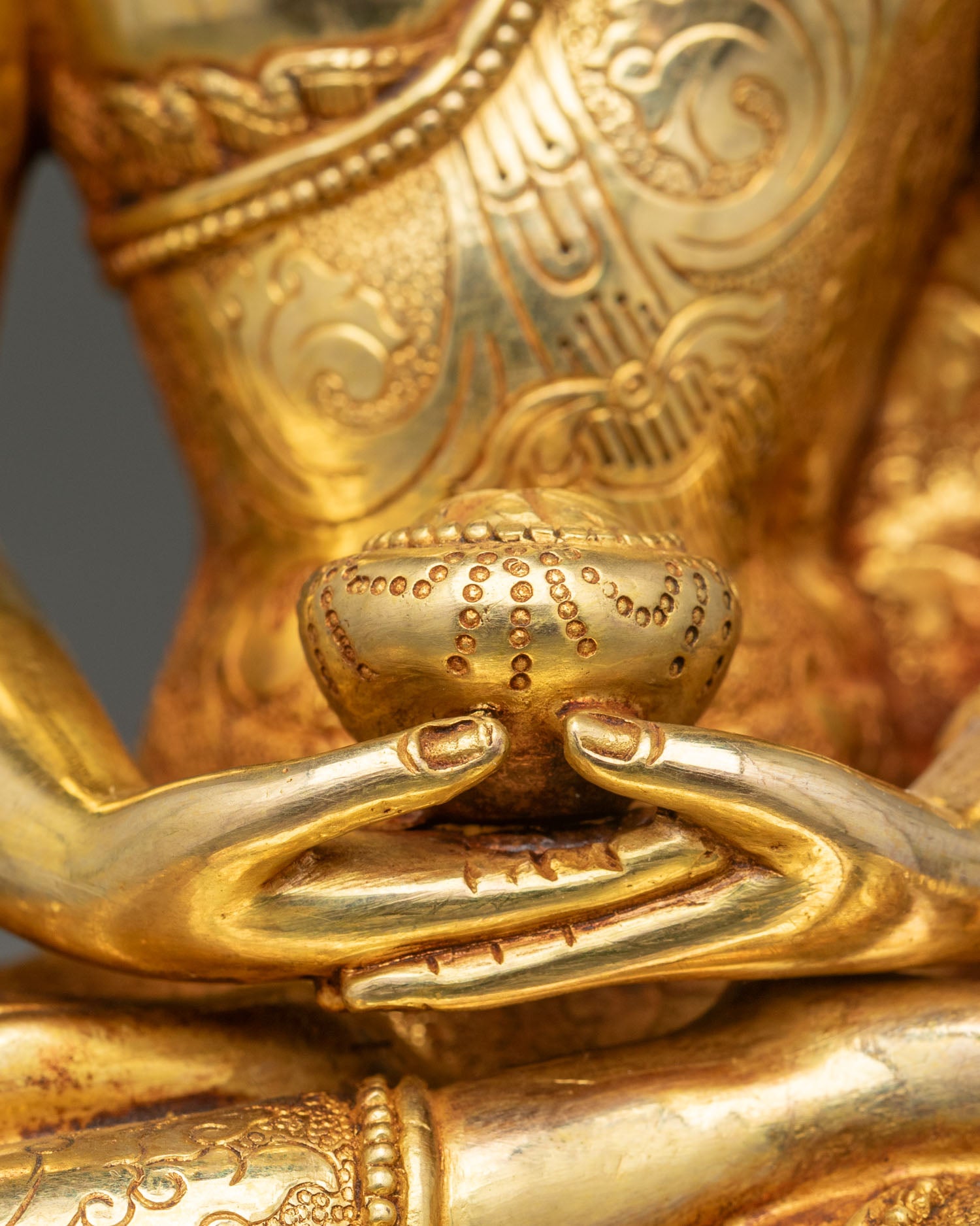 Amitabha Buddha Statue | Traditional Himalayan Art for Altar Decor