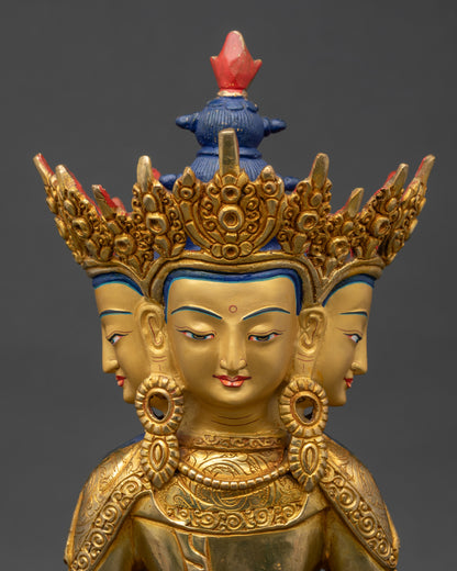 Sacred Vairocana Statue – Cosmic Buddha for Spiritual Practice