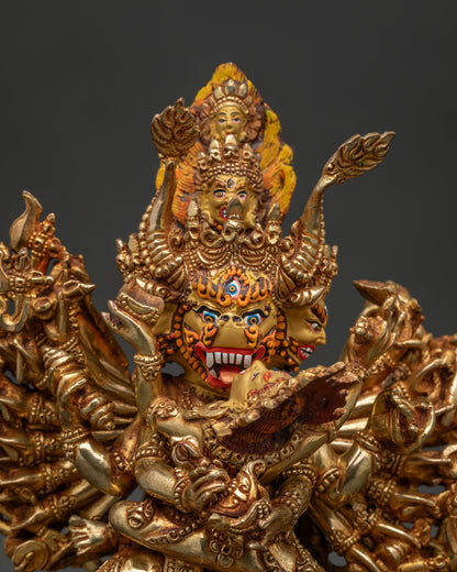 Yamantaka Statue | Traditional Newari Artisan Craft