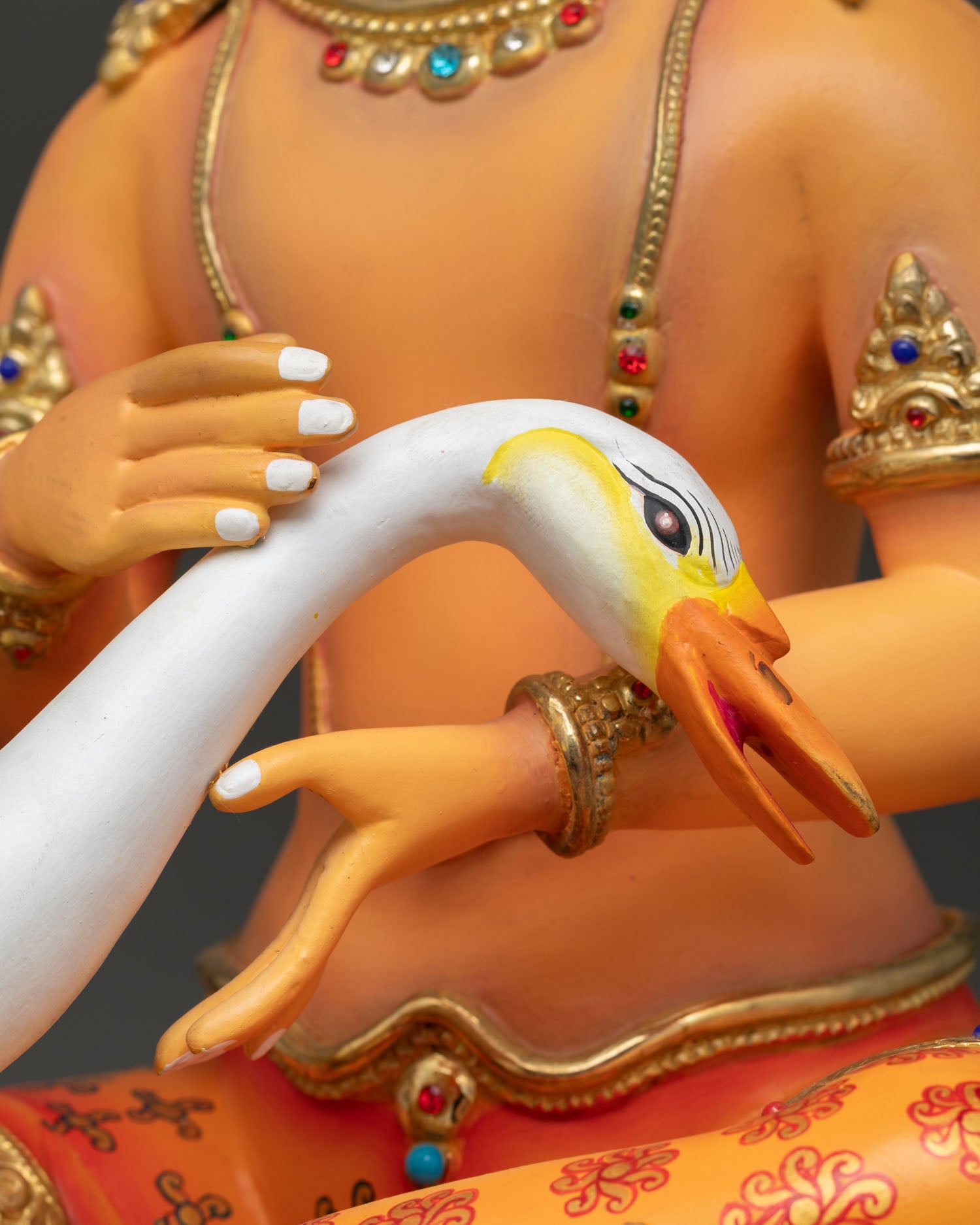 Prince Siddhartha Gautama and Wounded Swan Statue | Nepali Art & Craft