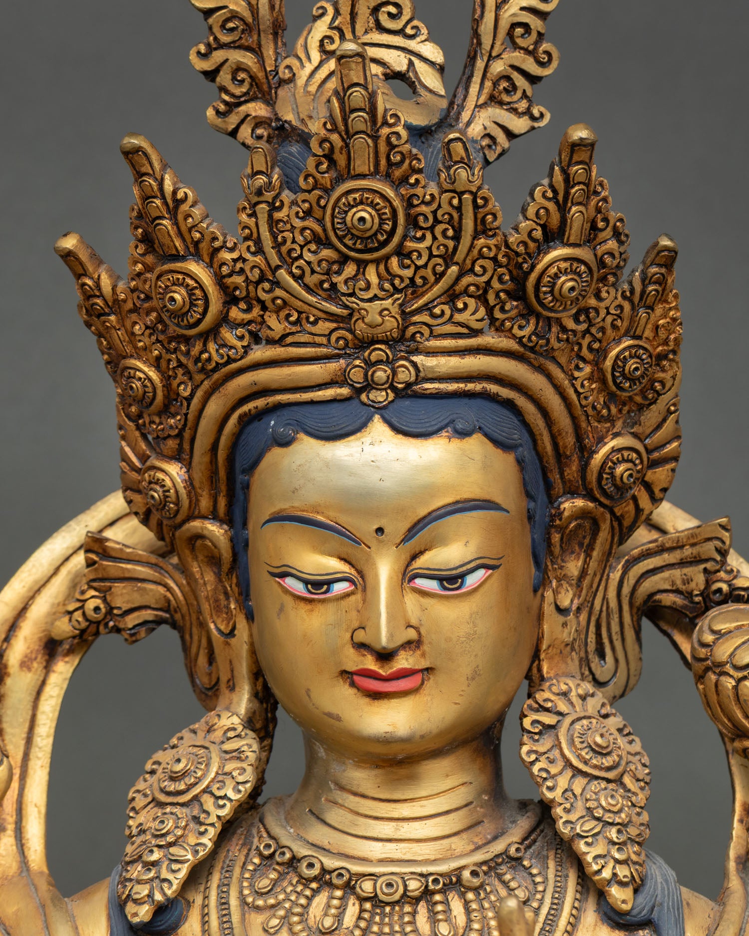 Green Tara Statue