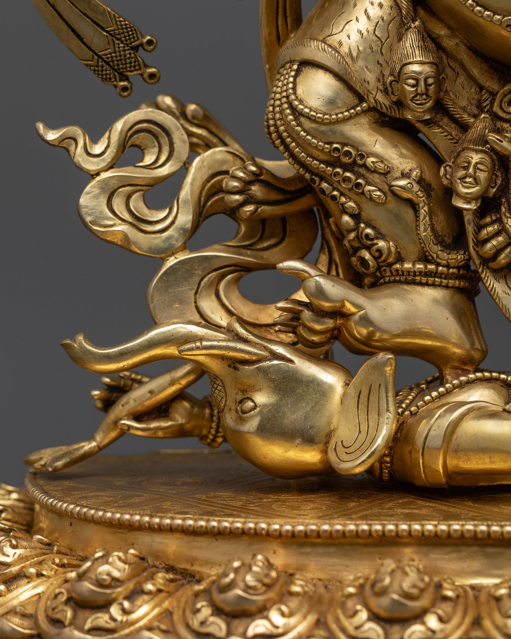 Premium Six-Armed Mahakala Statue | Fierce Guardian of Dharma Mahakala