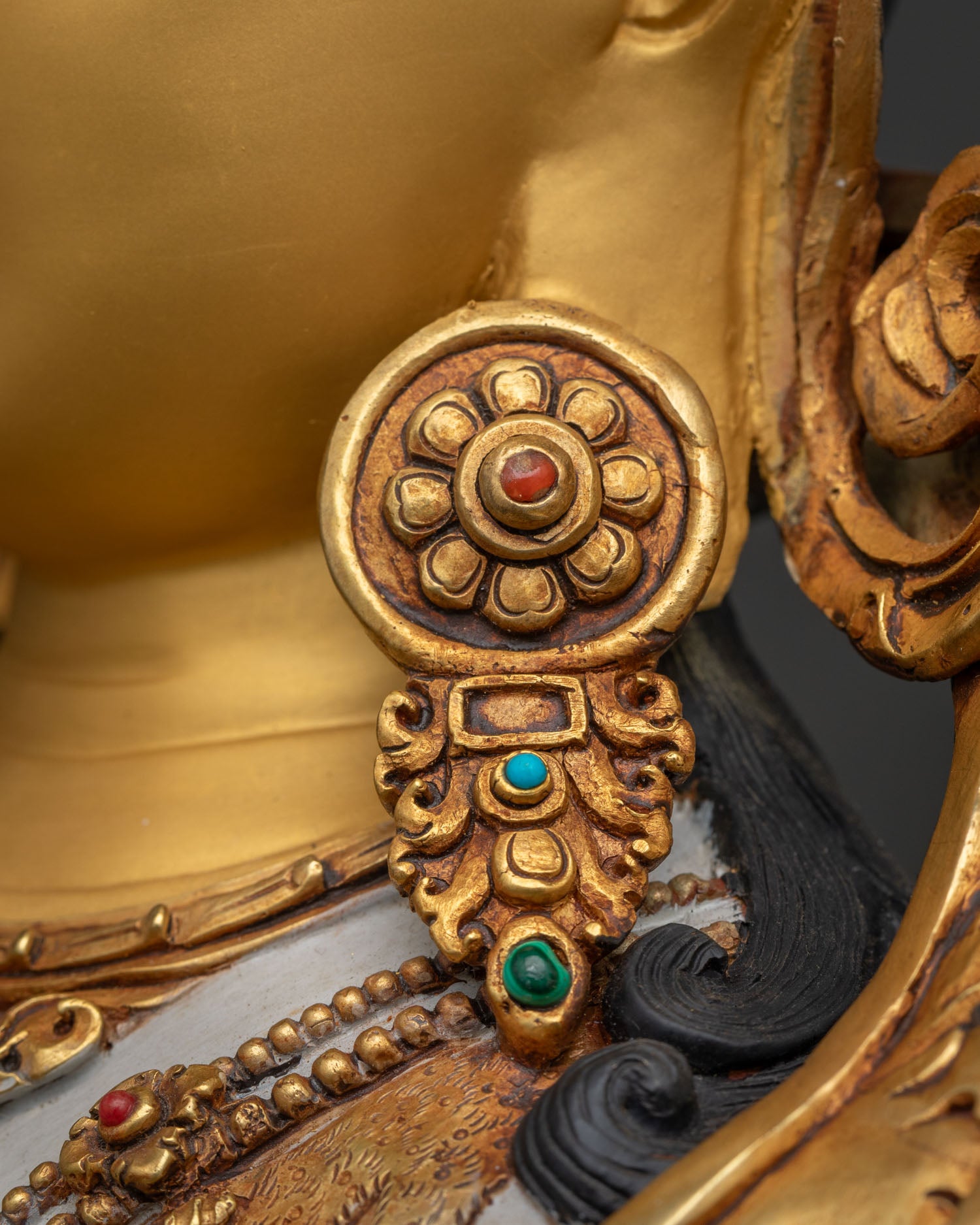 Four-armed Chenrezig Statue | Handcrafted Lost Wax Copper Artwork