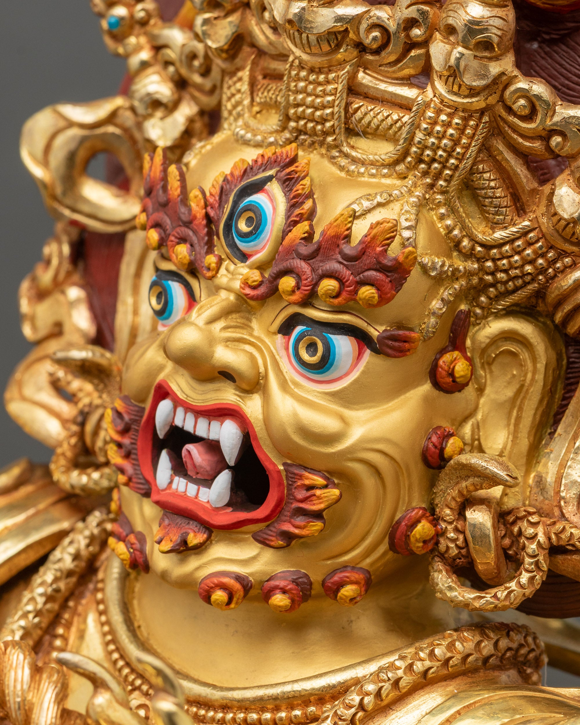 Vajrapani Statue | Handcrafted Himalayan Buddhist Protector Sculpture Nepal