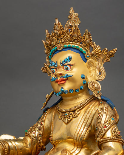 Tibetan Dzambhala Statue | God of Wealth for Prosperity