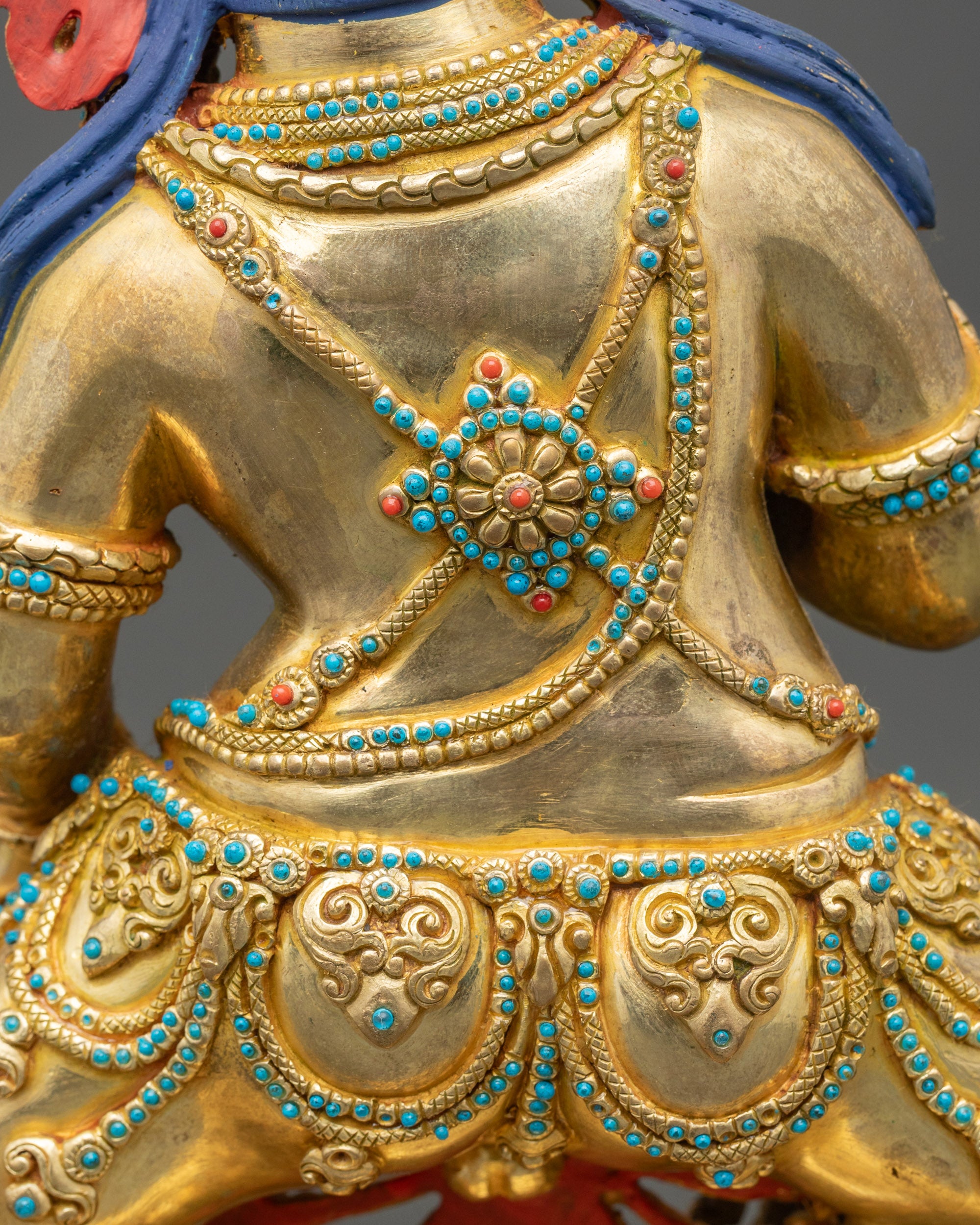 Wealth-Granting Black Dzambhala Statue | Handcrafted in Nepal