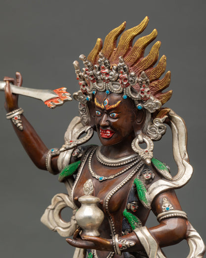 Yeshe Walmo Statue | Wrathful Female Dharma Protector Deity