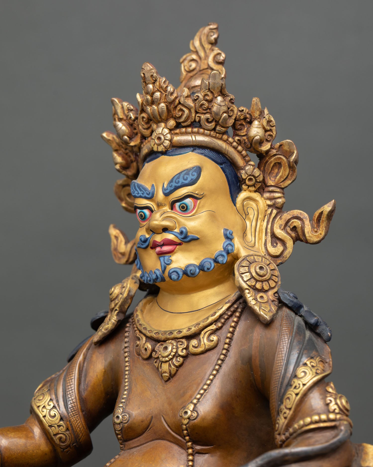 Dzambhala Statue – Authentic Nepalese Wealth Deity Sculpture