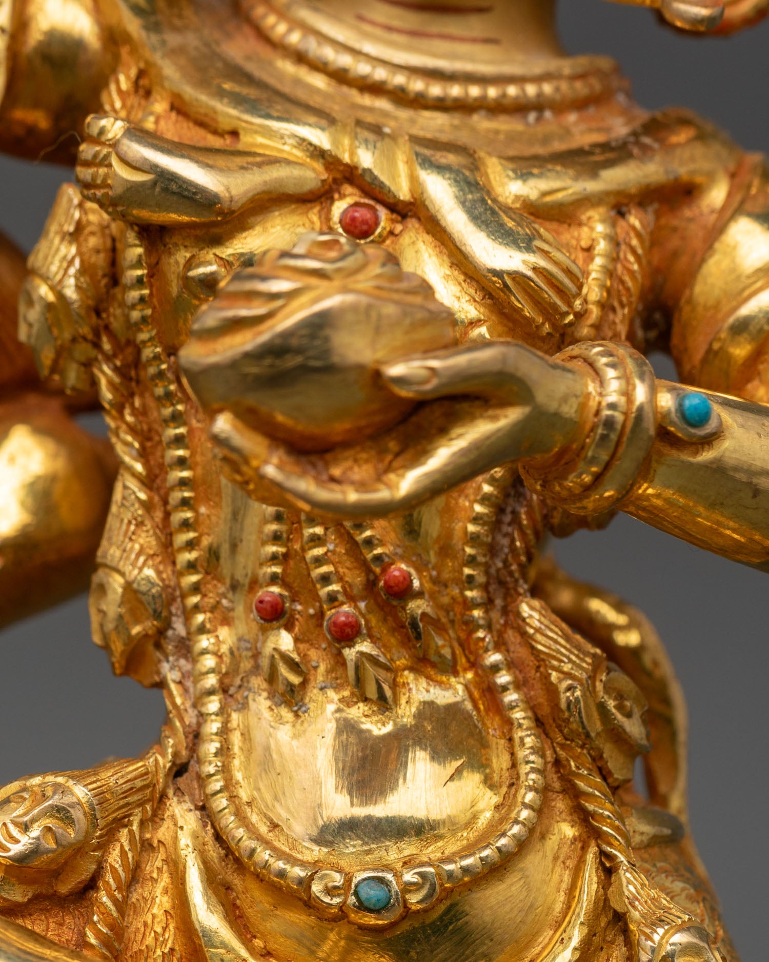 Troma Nagmo Statue – Tibetan Black Wrathful Mother