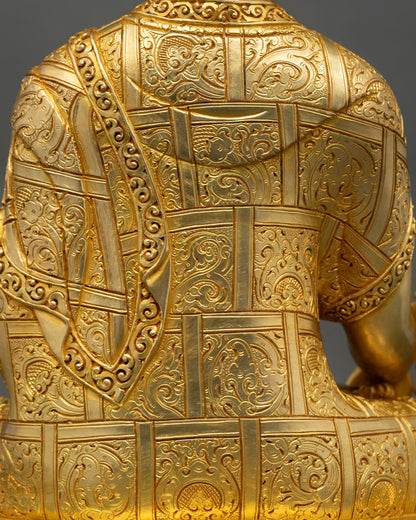Medicine Buddha Statue | Handmade Spiritual Healing Decor