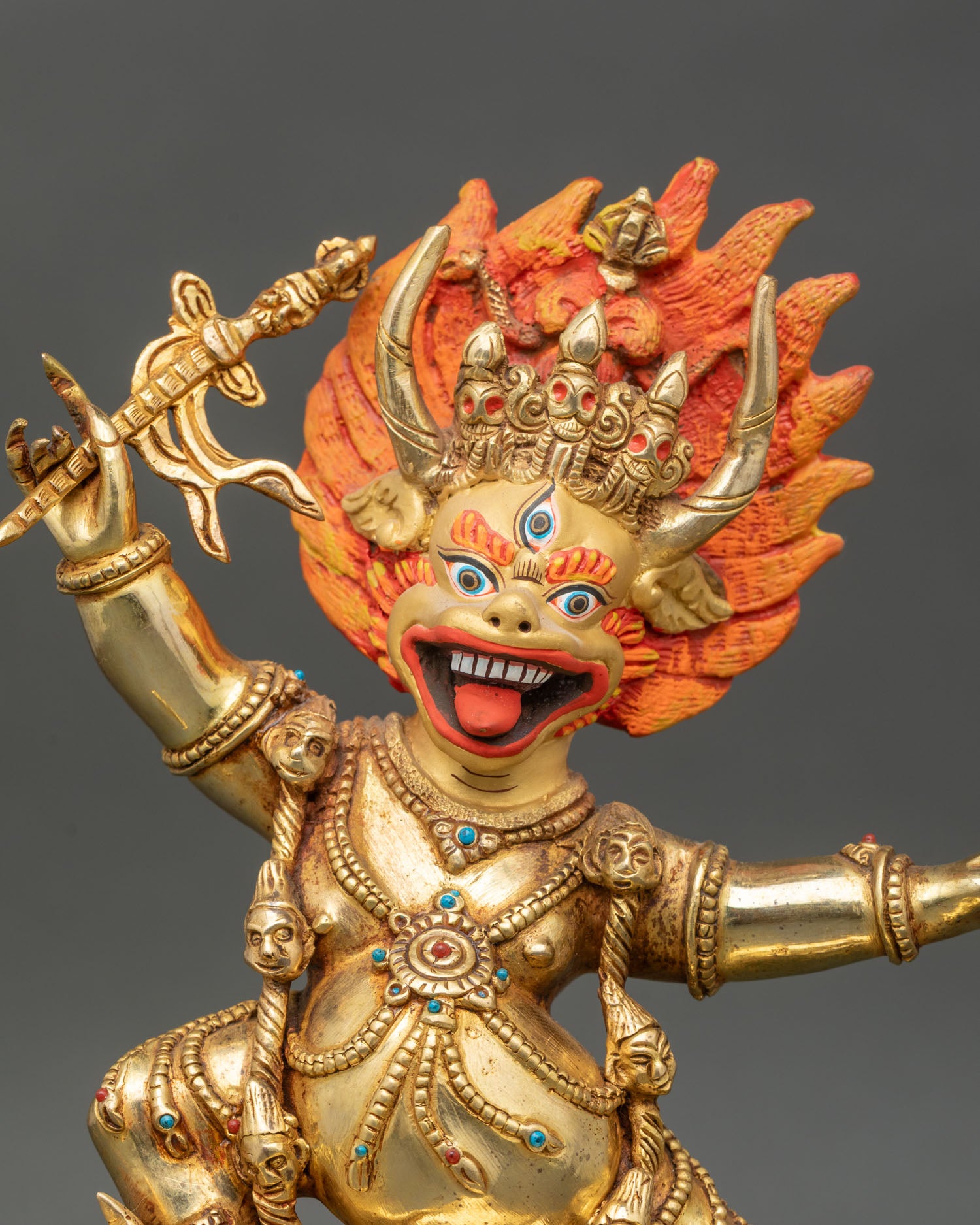 Yamantaka Statue | Tibetan Wrathful Deity of Protection
