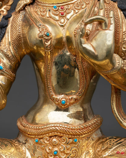 Green Tara Statue