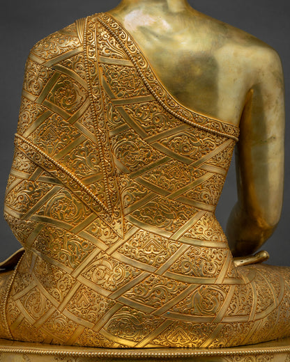 Giant Shakyamuni Buddha Statue for Meditation | Handcrafted In Nepal