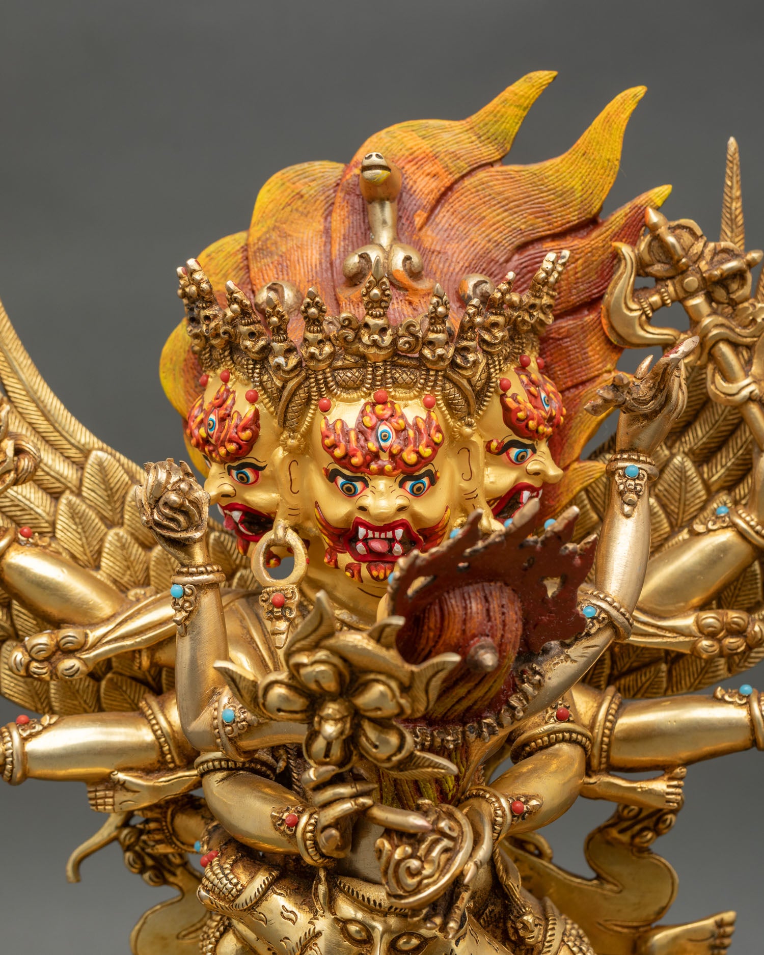 Hayagriva Sculpture | Himalayan Deity for Spiritual Clarity