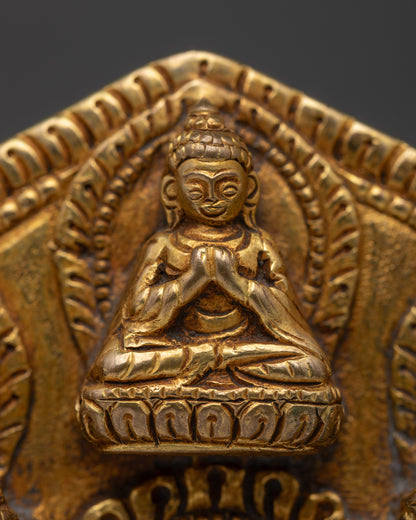 Seated Shakyamuni Buddha – Copper Altar and Meditation Statue
