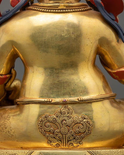 Decorative Dzambhala Statue | Traditional Lost-Wax Casted Idol