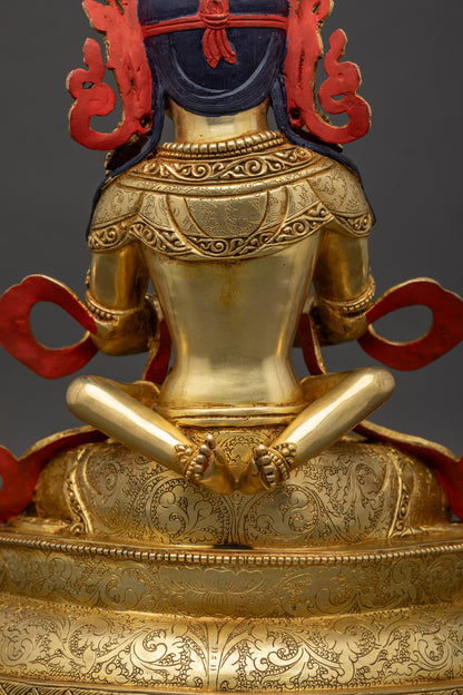 Vajradhara Yab Yum Statue | Sculpture for Enlightenment & Meditation