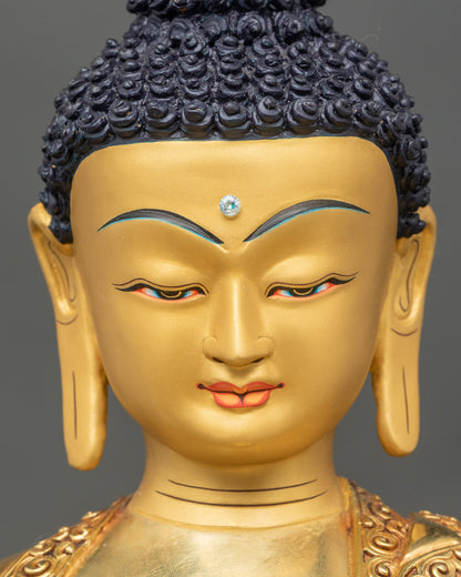 Shakyamuni Buddha Statue – Buddhist Artwork from Nepal