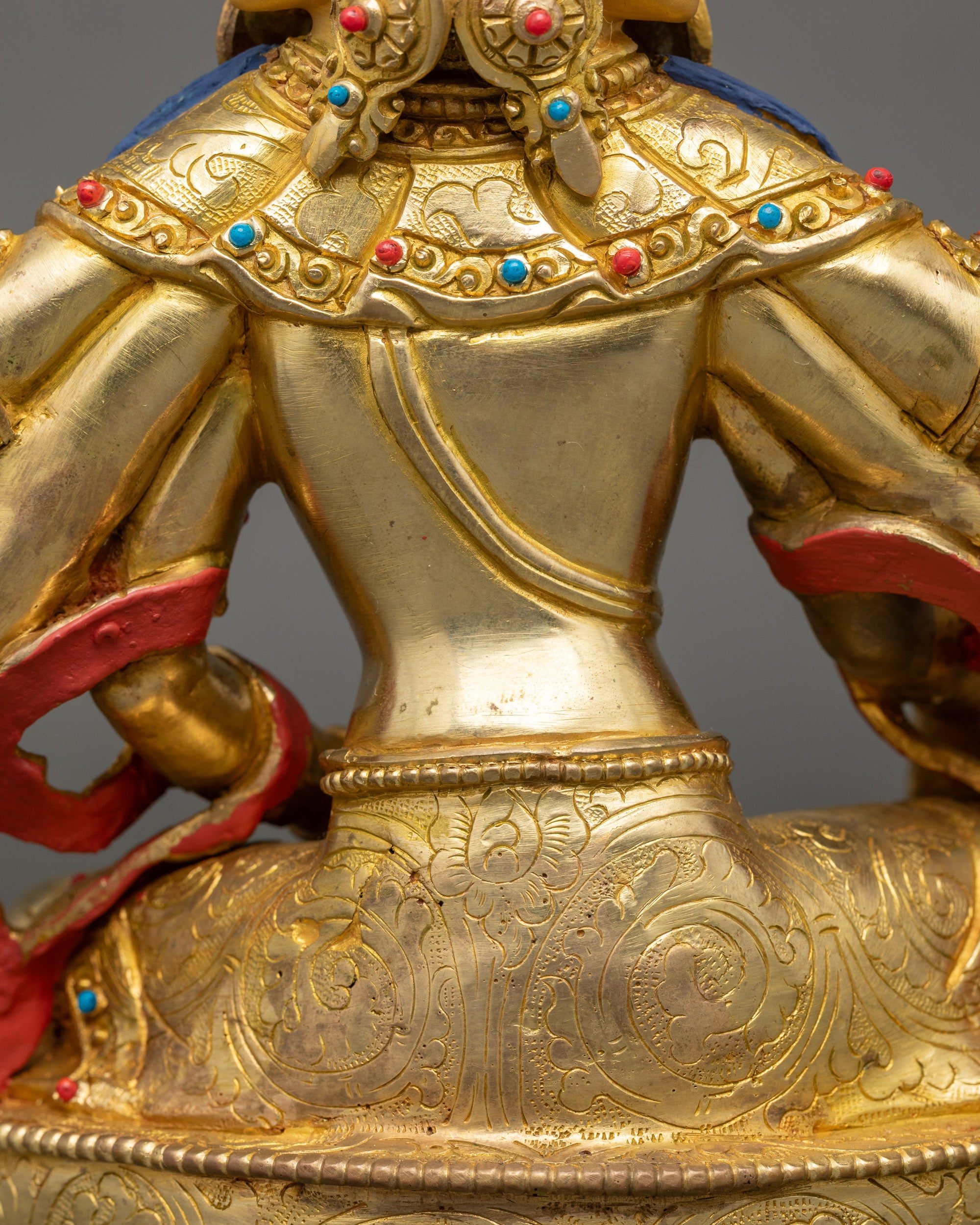 Goddess of Wealth Vasudhara Statue | Nepalese Spiritual Sculpture